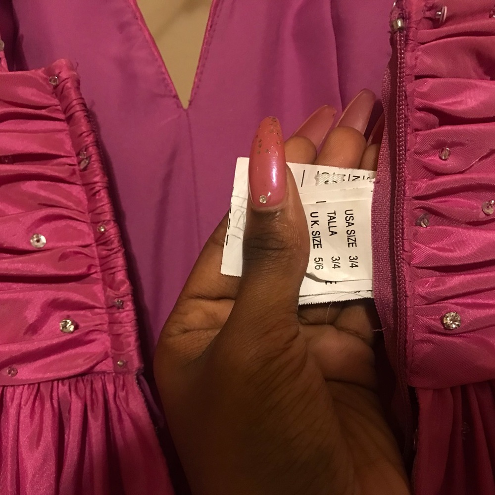 Pink Prom Dress - Picture 3 of 8